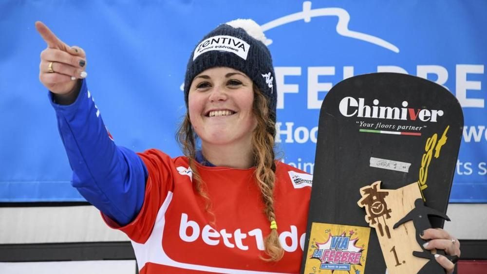 Snowboard: Michela Moioli dopo l'oro olimpico conquista la coppa del mondo