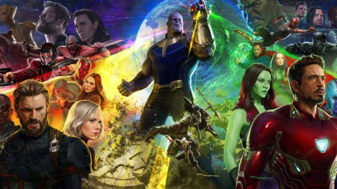 Avengers: Infinity War, i character poster con i colori delle gemme dell’infinito