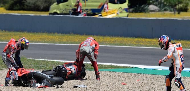 Moto GP Spagna: Vince Marquez davanti a Jannone