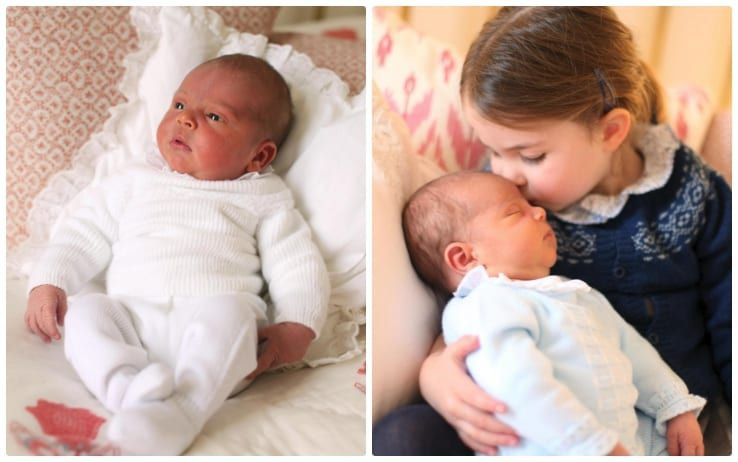 Le prime foto del Principe Louis fatte da mamma Kate