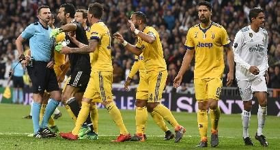 Buffon: Uefa apre due procedimenti per l'espulsione e lo sfogo post Real-Juve.