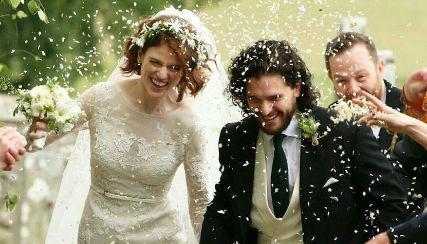 Kit Harington e Rose Leslie: foto e video del matrimonio di Game of Thrones