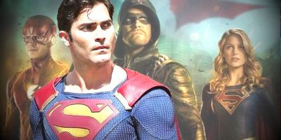 Arrowverse: Superman ha un nuovo costume nella foto dal set del crossover Elseworlds