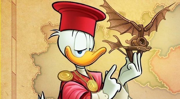 Topolino celebra i 500 anni della morte di Leonardo da Vinci