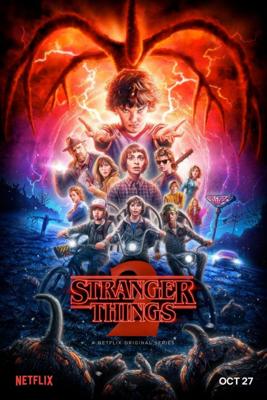 Stranger Things: il nuovo poster della seconda stagione